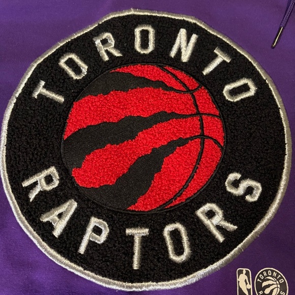NFL Purple Toronto Raptors Men's Hoodie, Sz S - Picture 3 of 9